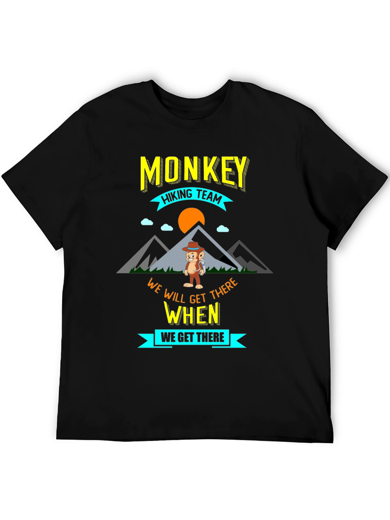 Monkey Hiking Team Adventure T-Shirt