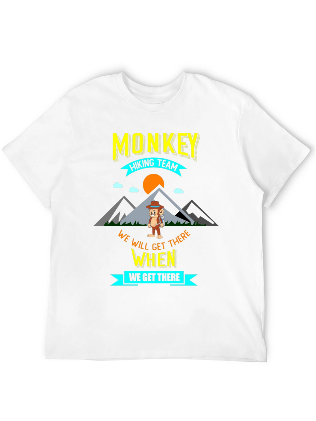 Monkey Hiking Team Adventure T-Shirt