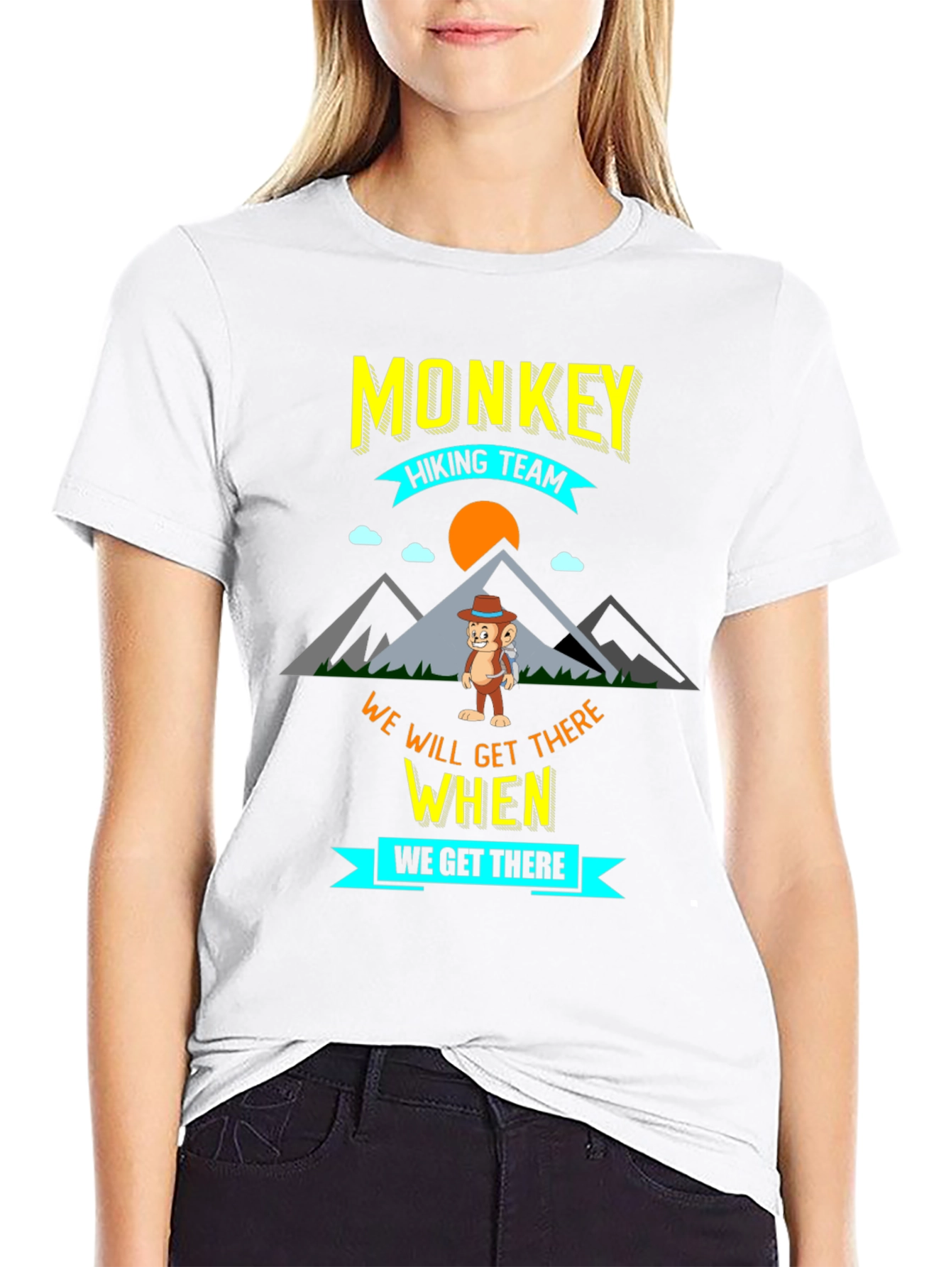 Monkey Hiking Team Adventure T-Shirt