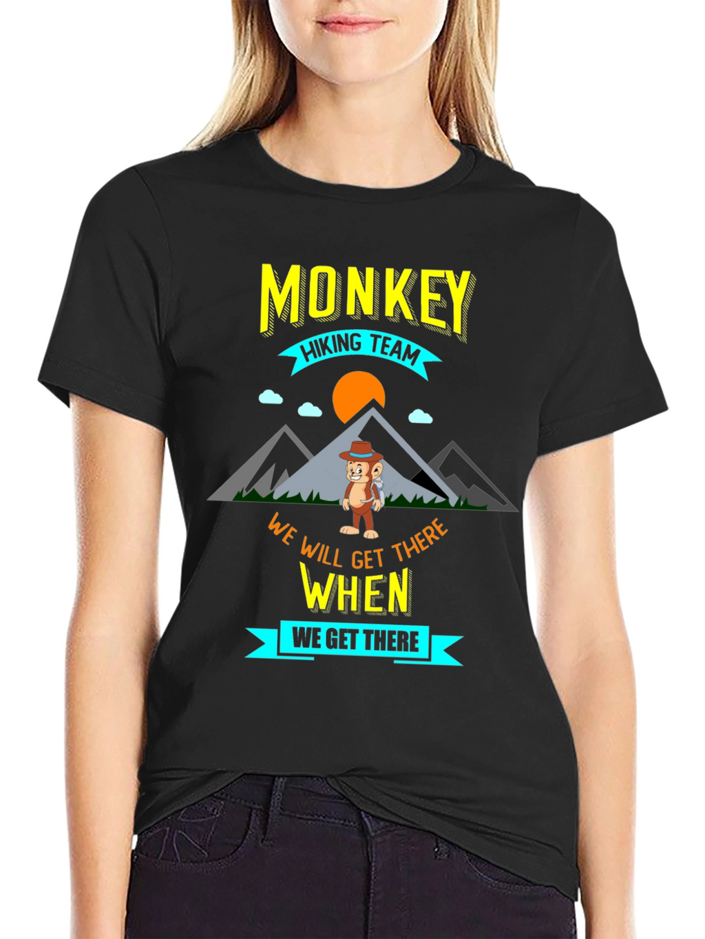 Monkey Hiking Team Adventure T-Shirt