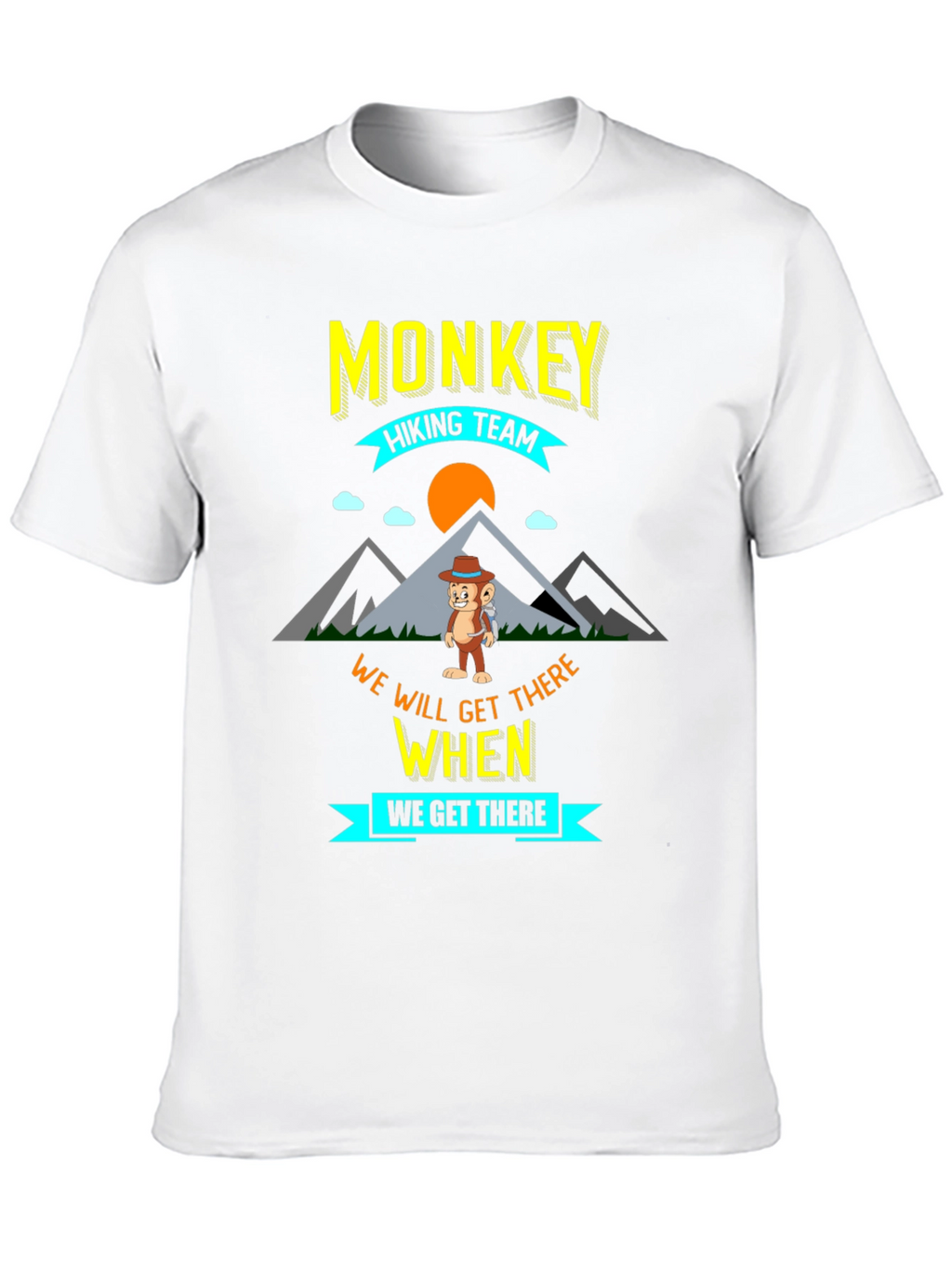 Monkey Hiking Team Adventure T-Shirt