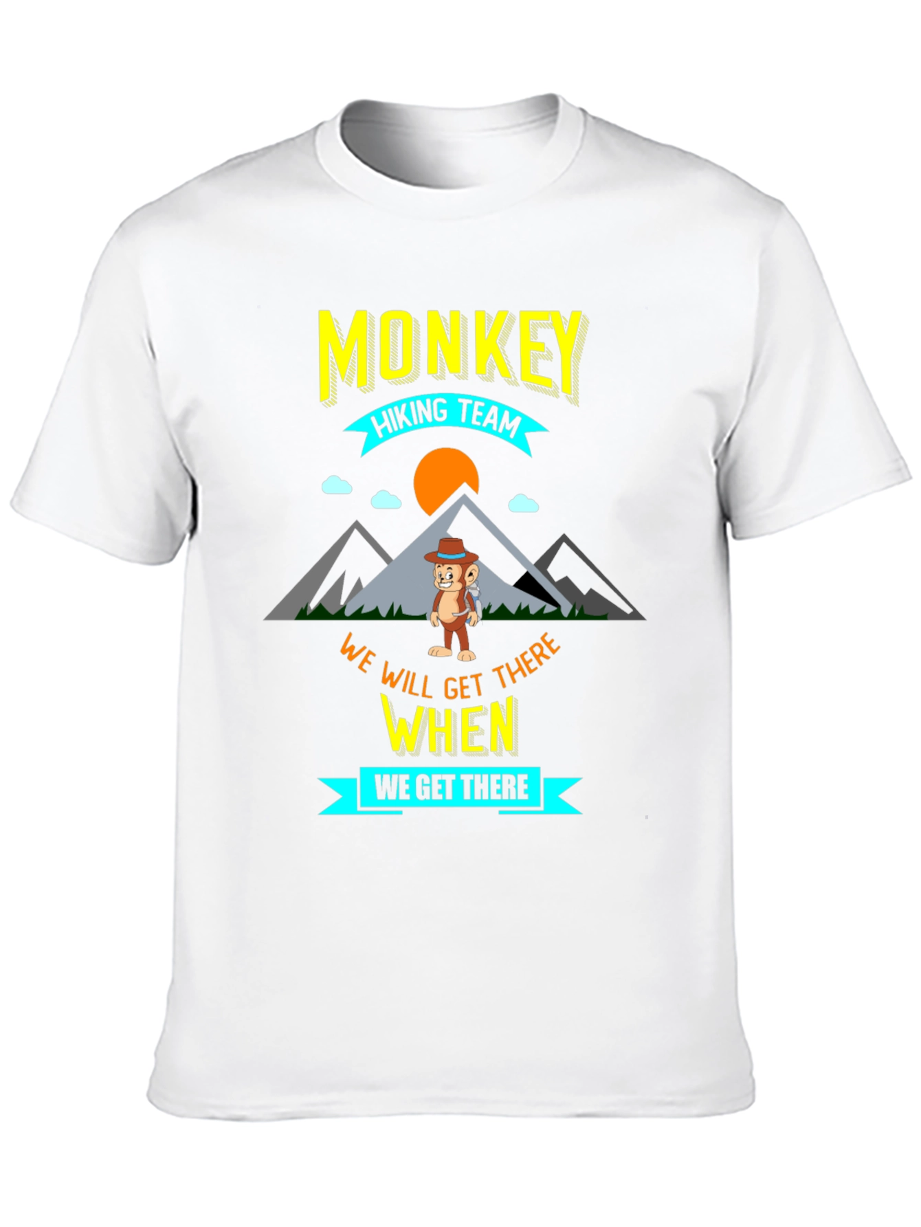 Monkey Hiking Team Adventure T-Shirt