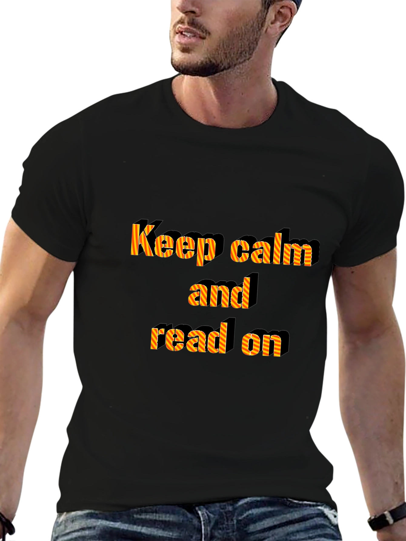Keep Calm and Read On Graphic Tee