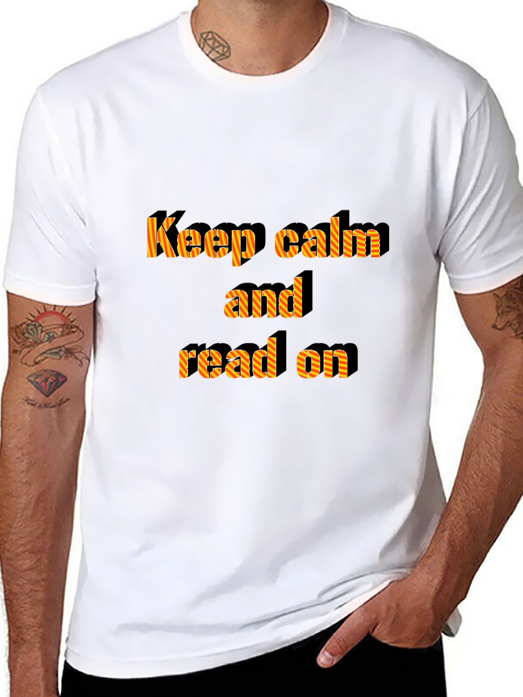 Keep Calm and Read On Graphic Tee