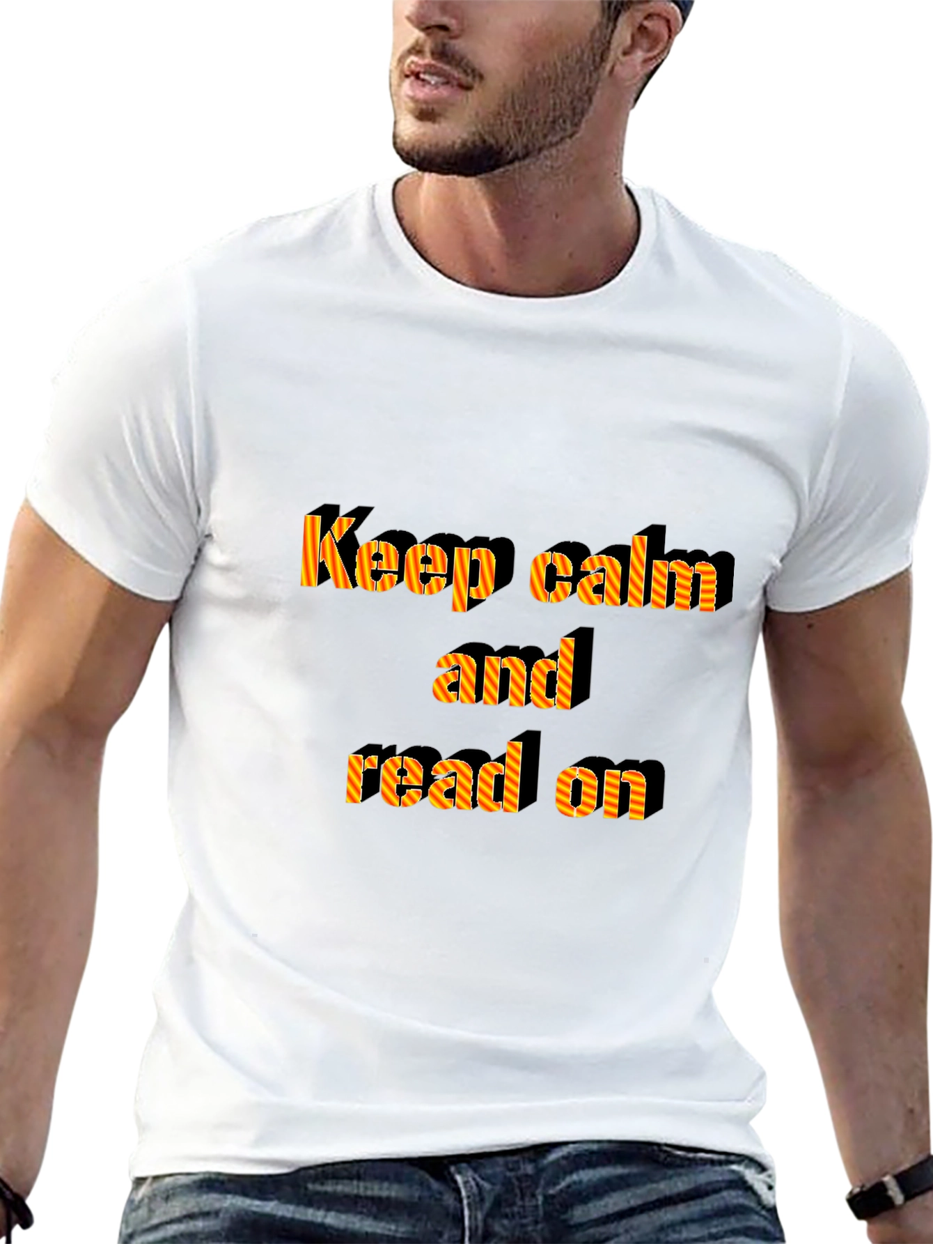 Keep Calm and Read On Graphic Tee
