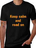Keep Calm and Read On Graphic Tee
