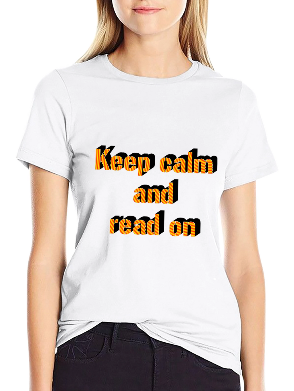Keep Calm and Read On Graphic Tee