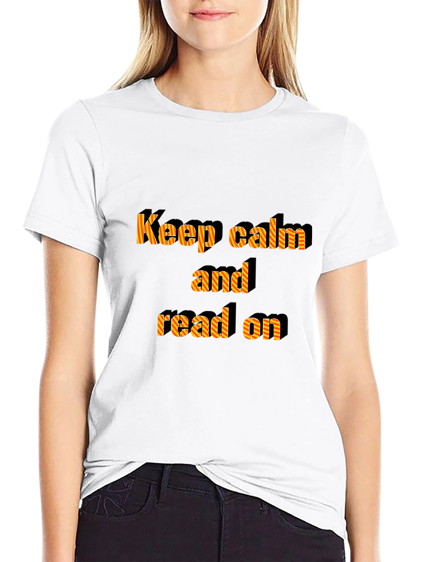 Keep Calm and Read On Graphic Tee