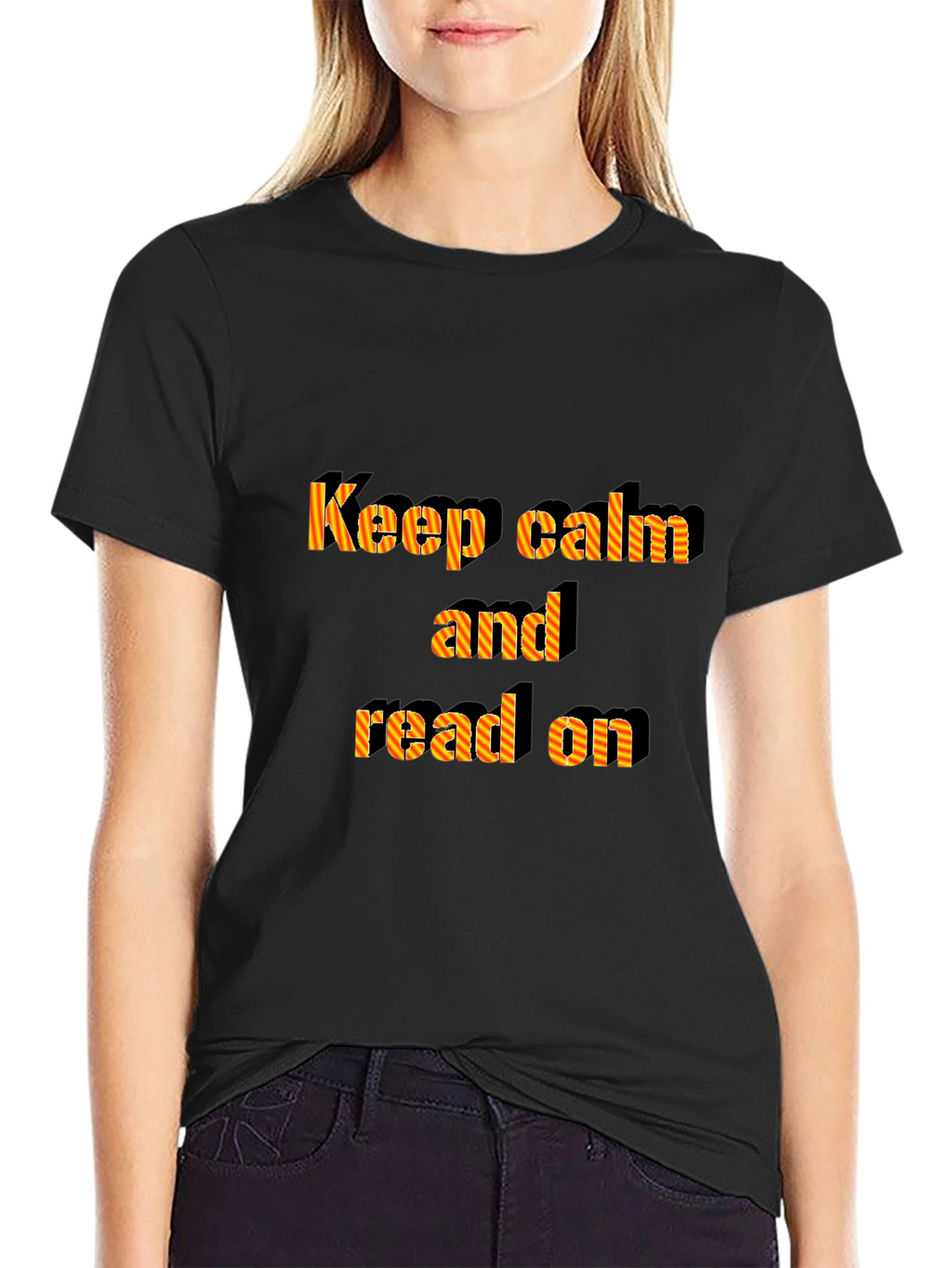 Keep Calm and Read On Graphic Tee