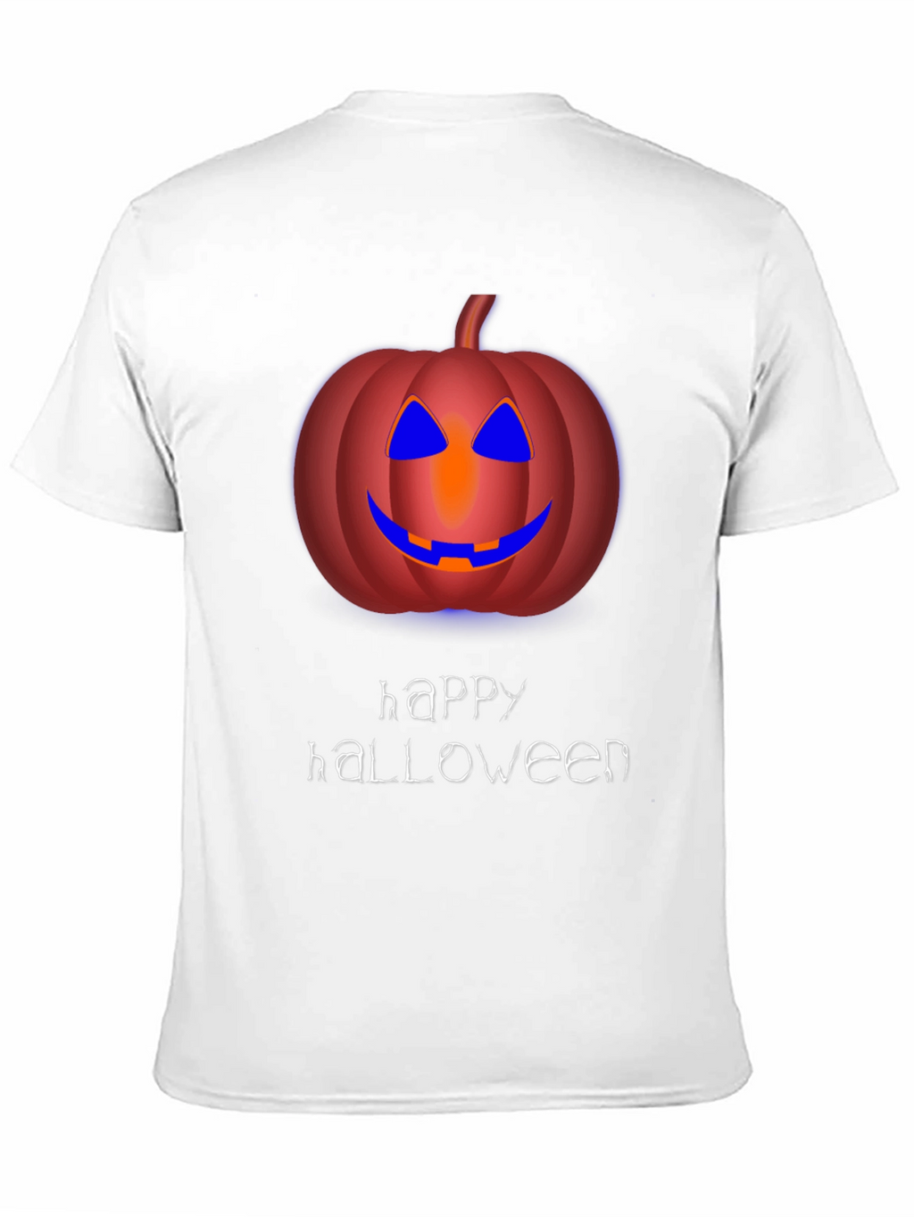 Happy Halloween Pumpkin Graphic Tee - Mens Black T-Shirt