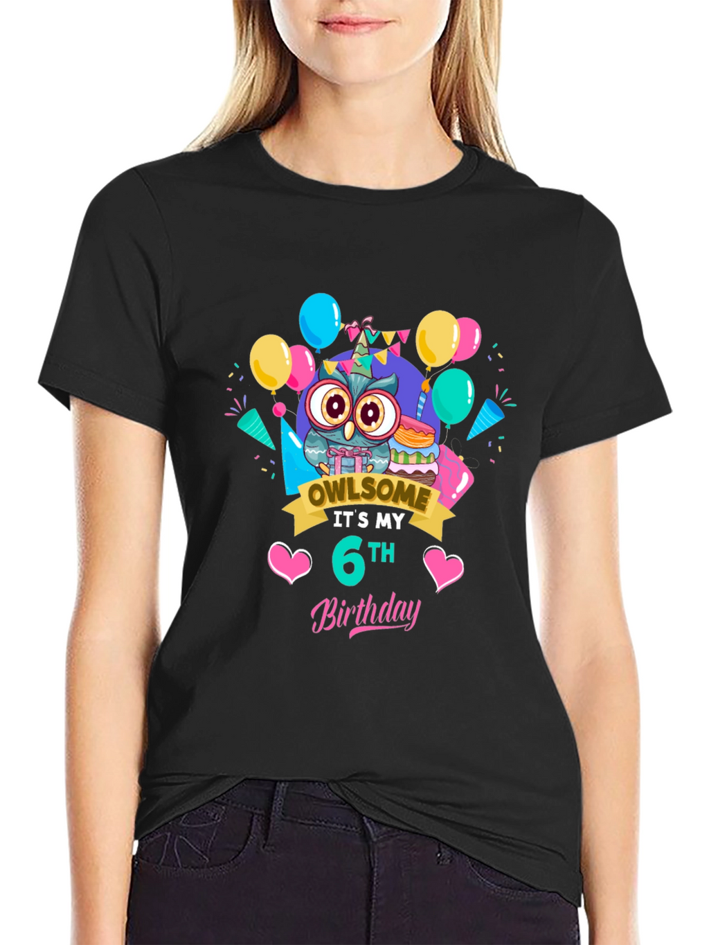 Owl Birthday 6th T-Shirt