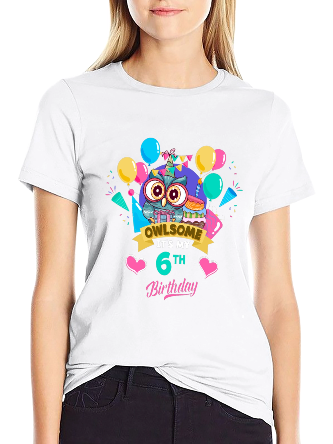 Owl Birthday 6th T-Shirt