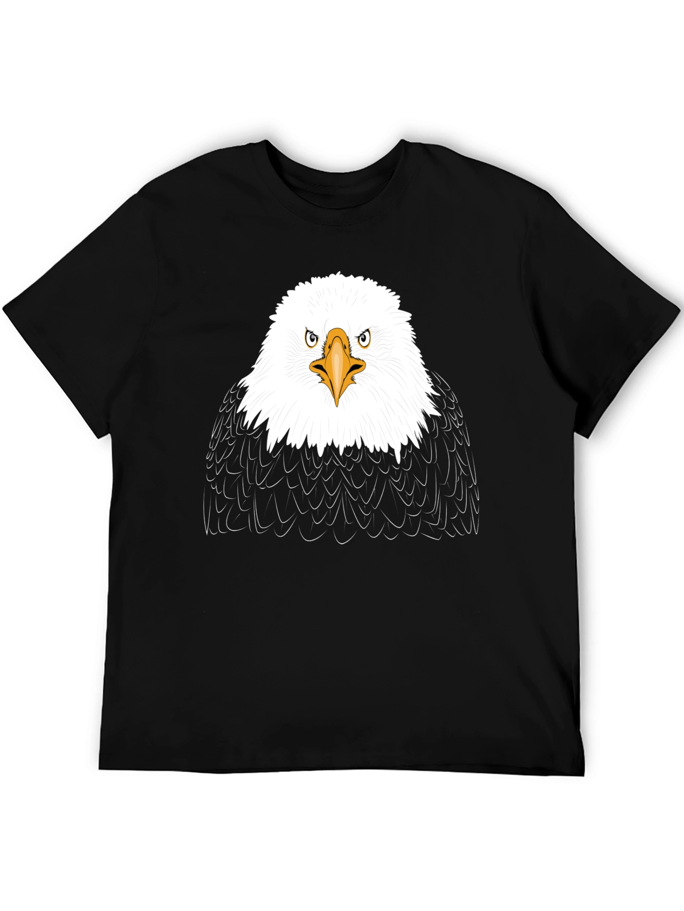 Bald Eagle Graphic Print Tee - Patriotic Style