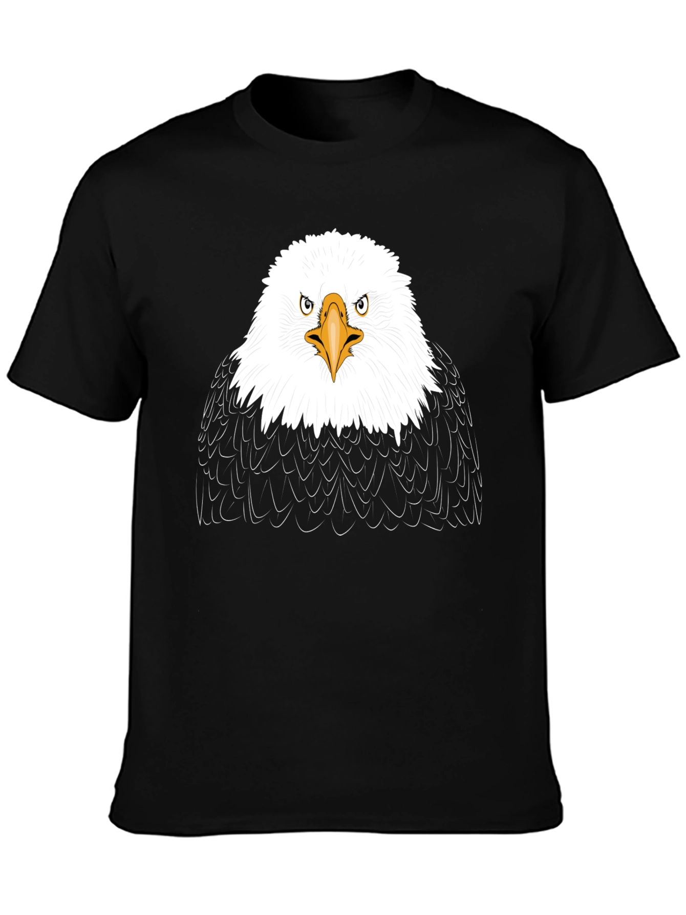 Bald Eagle Graphic Print Tee - Patriotic Style