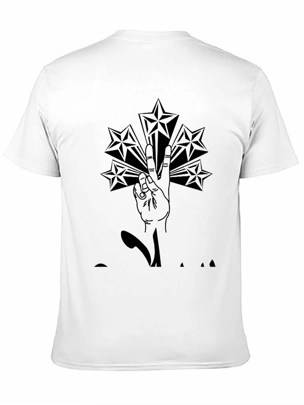 Star Power Peace Sign Graphic Tee