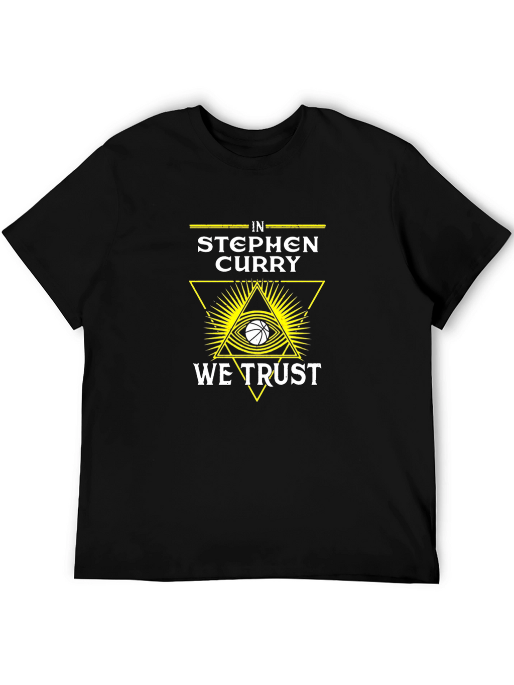 In Stephen Curry We Trust Black T-Shirt