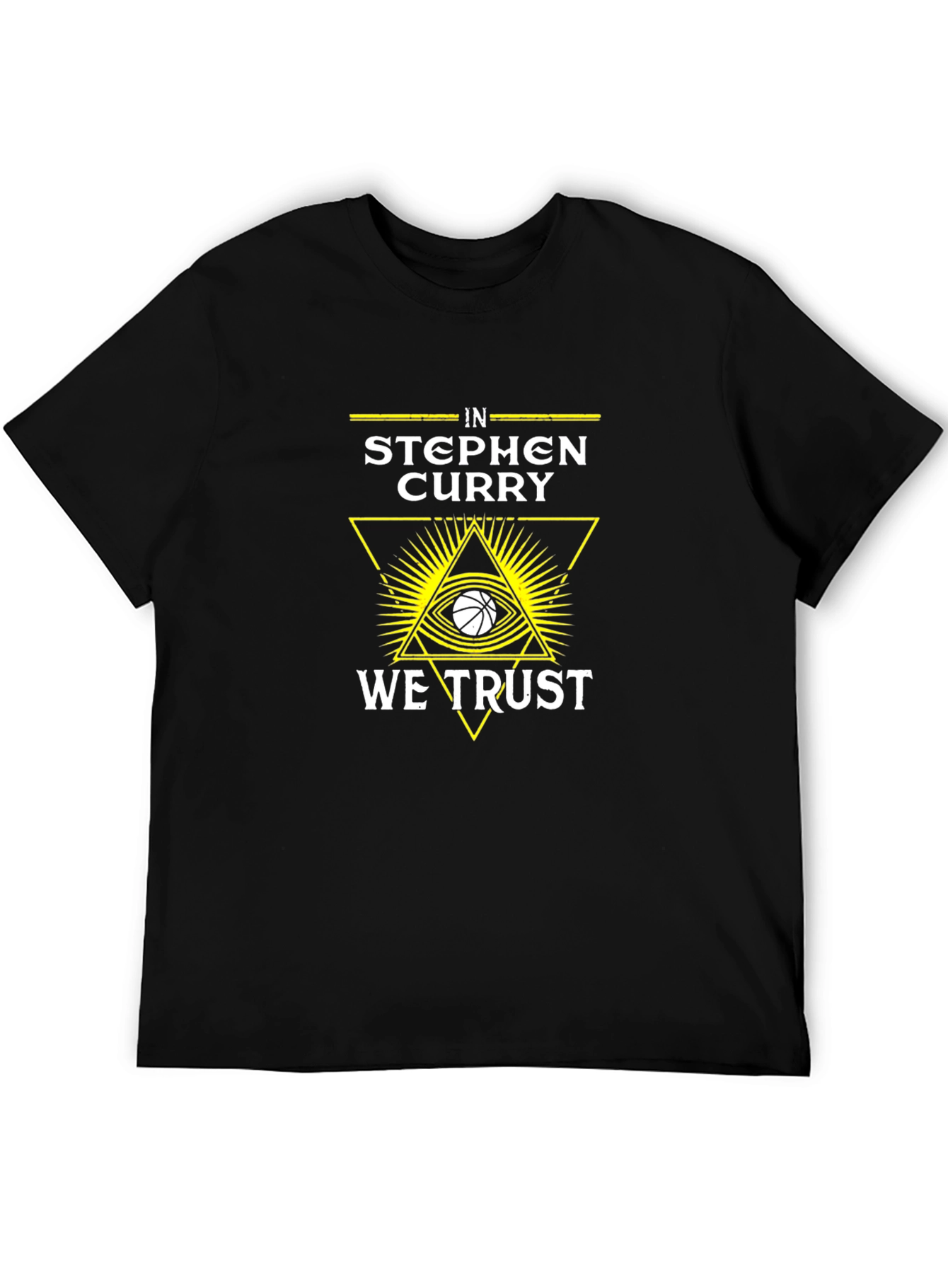 In Stephen Curry We Trust Black T-Shirt