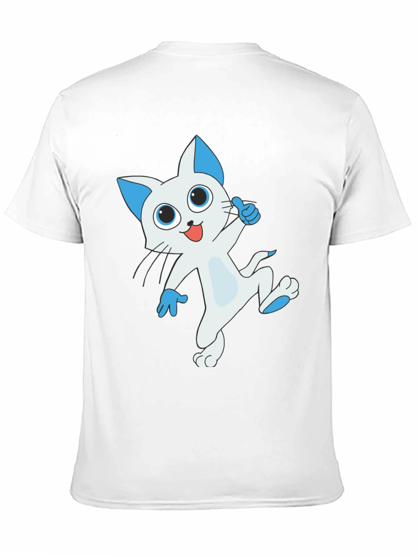 Cool Cat T-Shirt - Black Graphic Tee