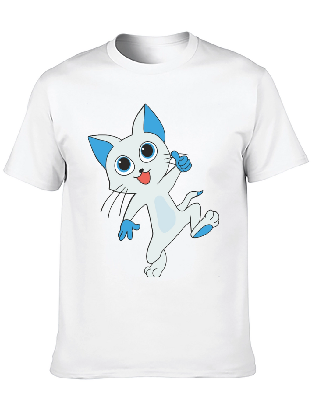 Cool Cat T-Shirt - Black Graphic Tee