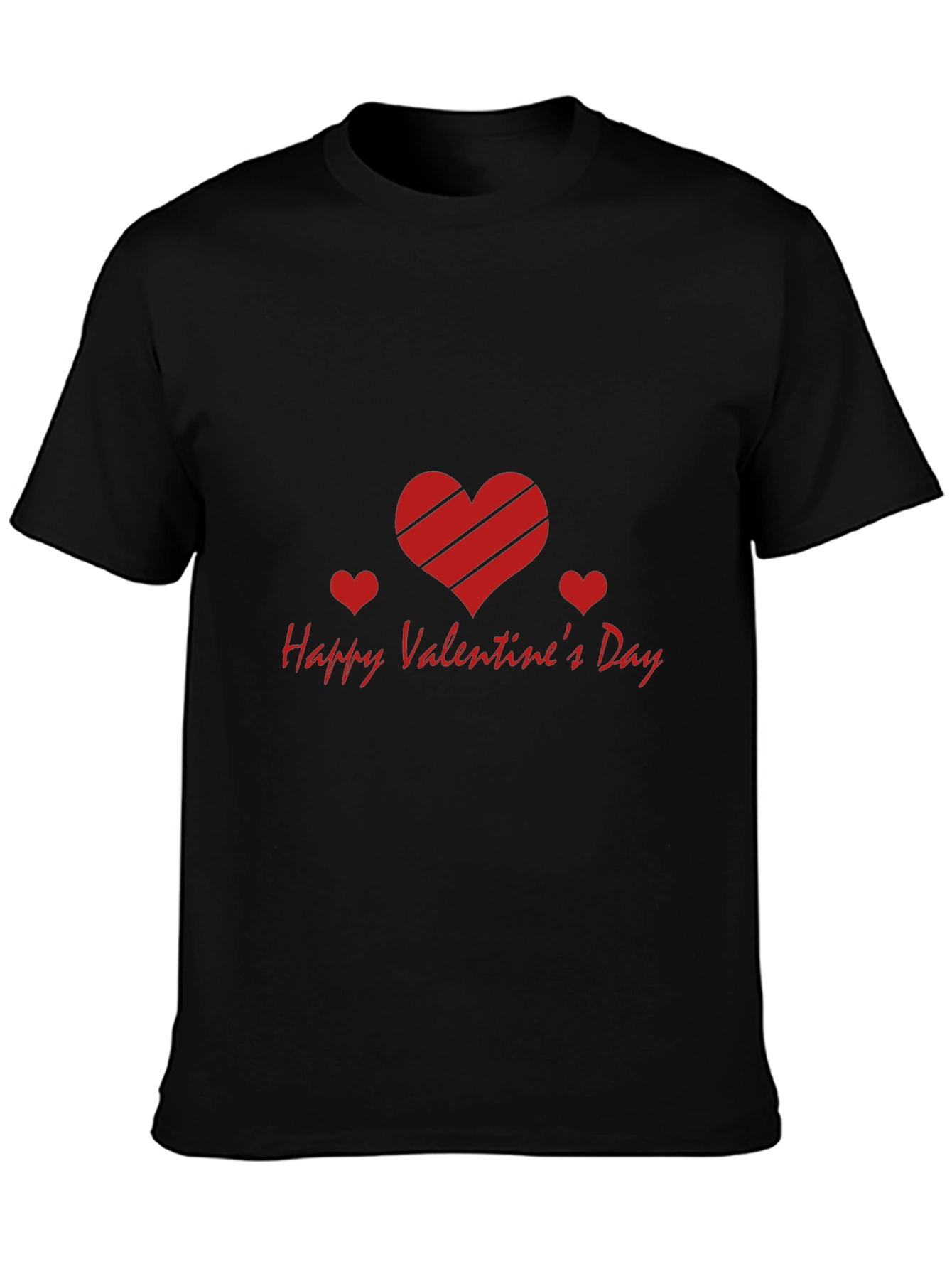 Valentines Day Black T-Shirt