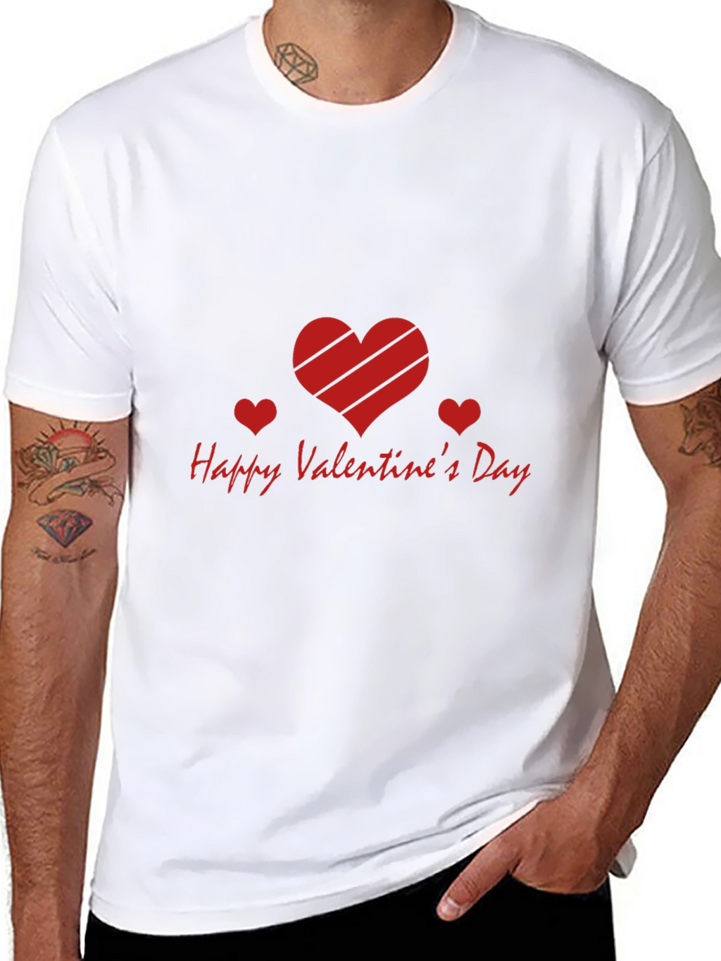 Valentines Day Black T-Shirt