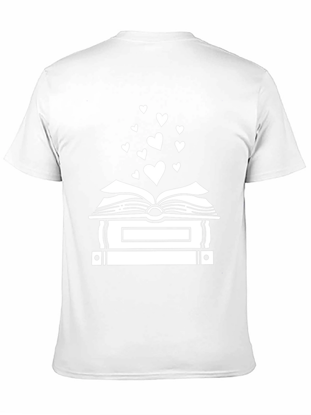 Book Lovers Heart Stack T-Shirt
