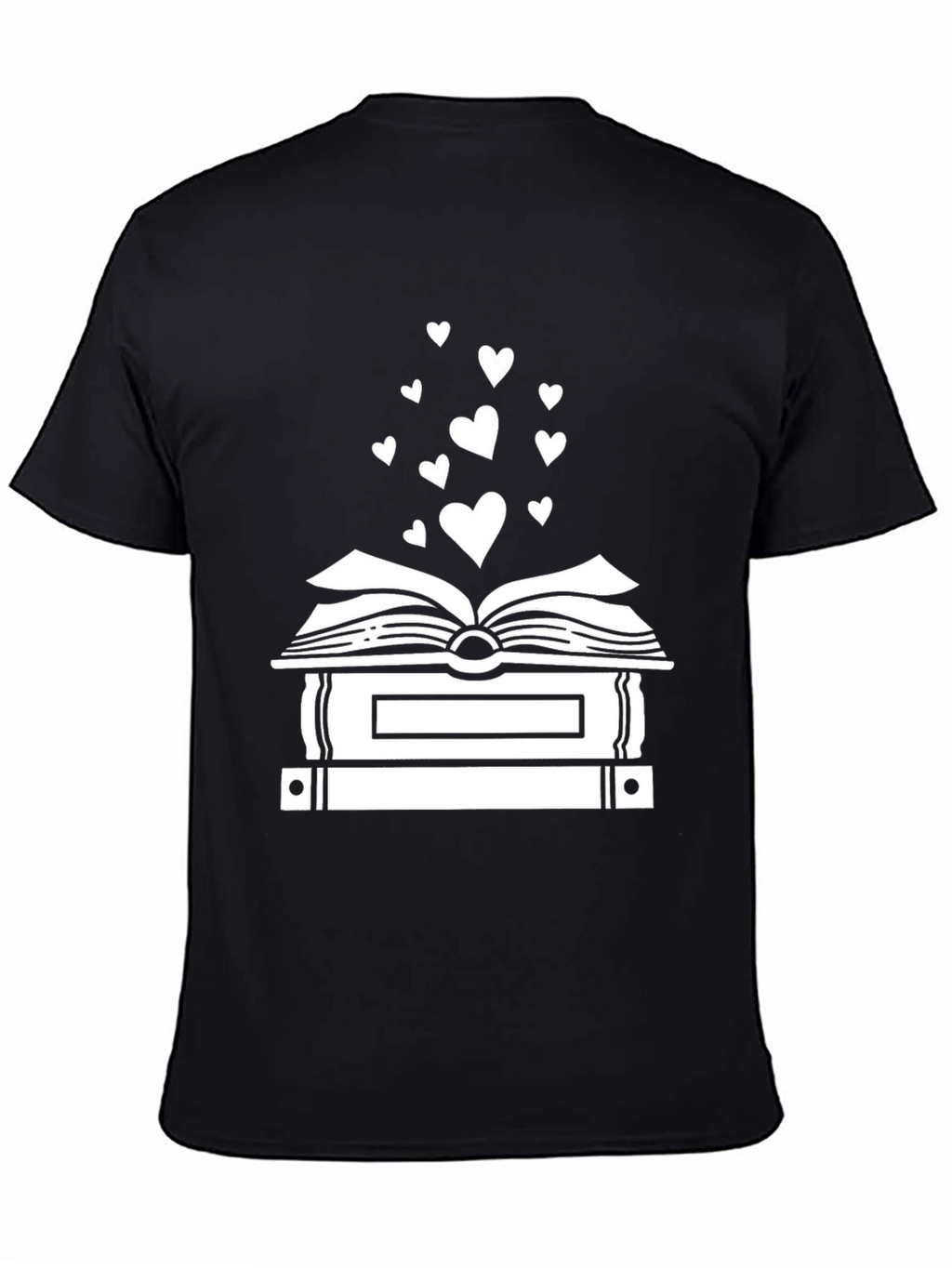 Book Lovers Heart Stack T-Shirt