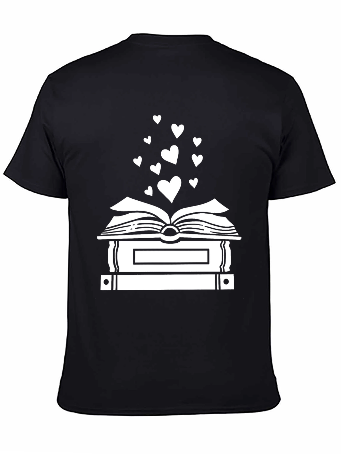 Book Lovers Heart Stack T-Shirt