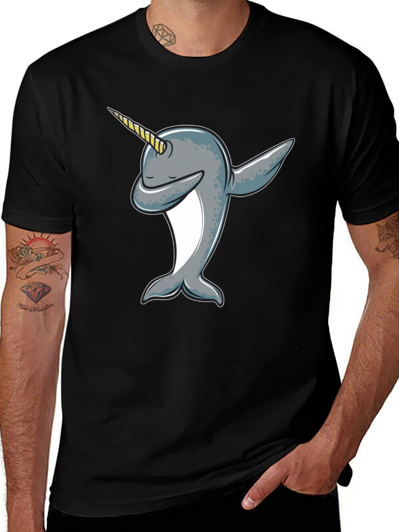 Dabbing Narwhal T-Shirt