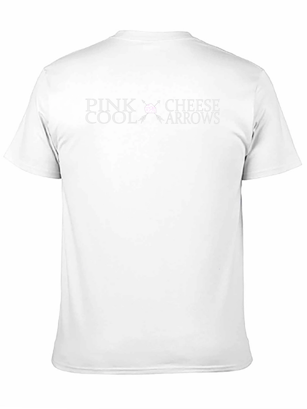 Pink Cool Cheese Arrows Black Graphic Tee