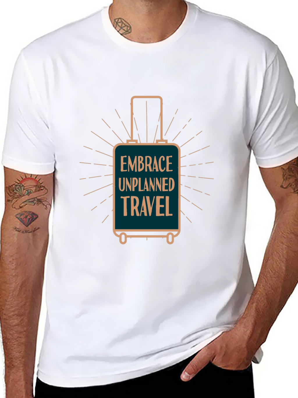 Embrace Unplanned Travel Graphic T-Shirt