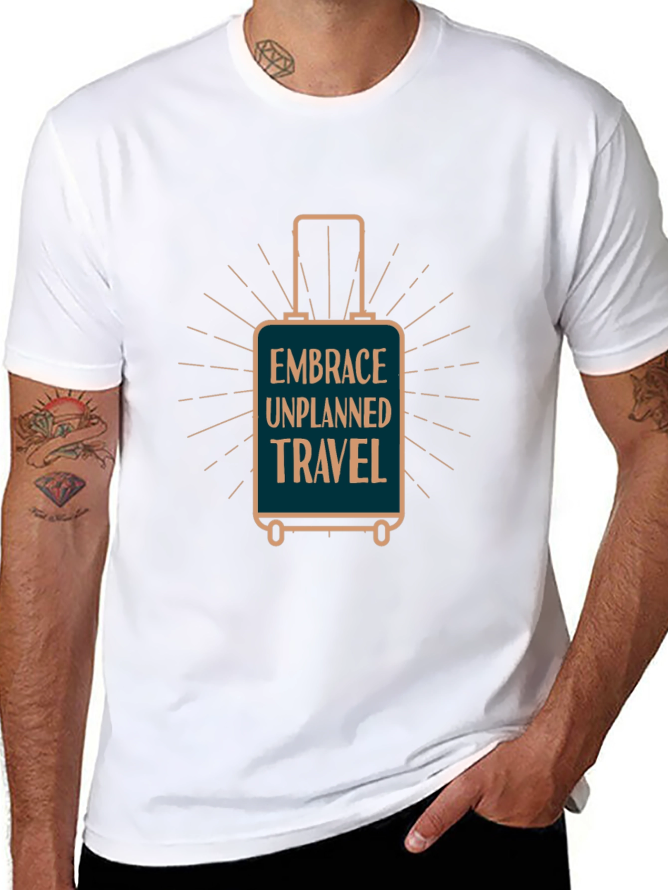 Embrace Unplanned Travel Graphic T-Shirt
