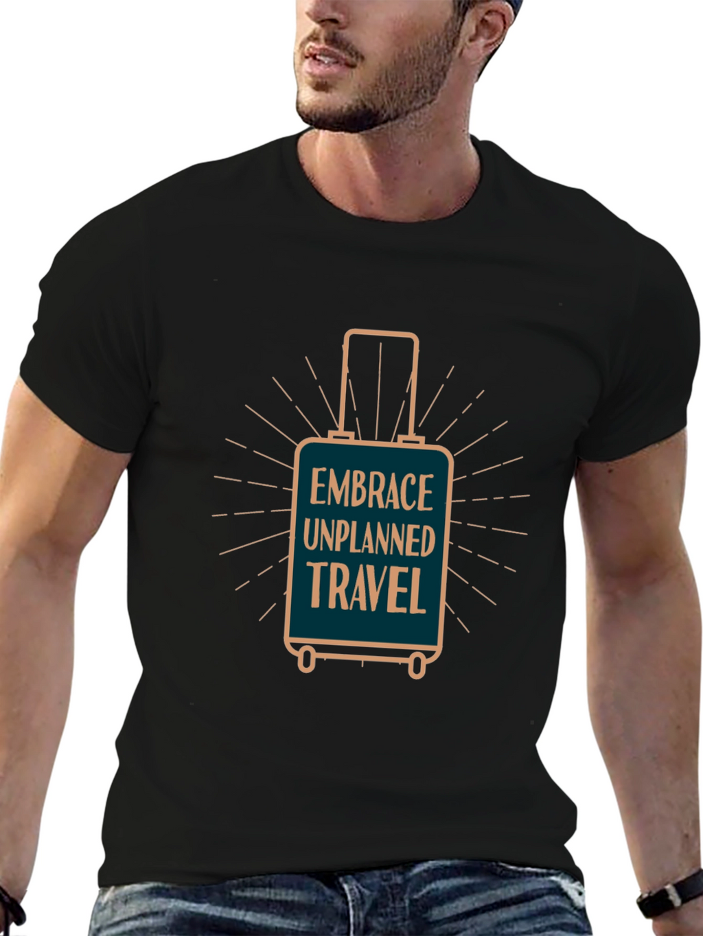 Embrace Unplanned Travel Graphic T-Shirt