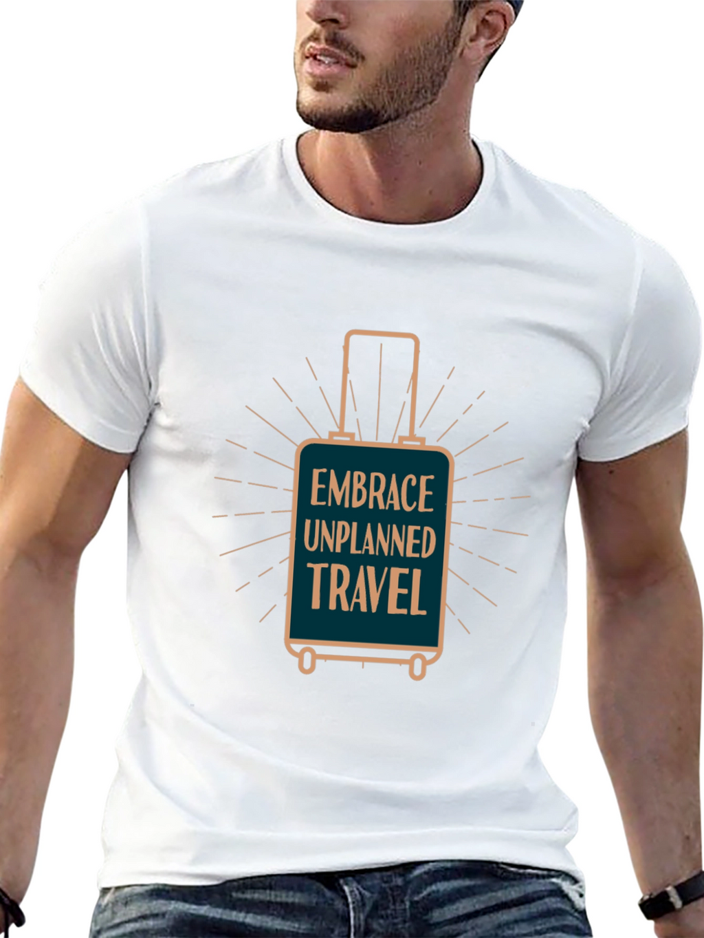 Embrace Unplanned Travel Graphic T-Shirt