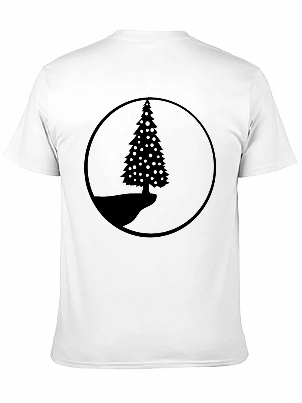 Nature Scene Black Graphic T-Shirt