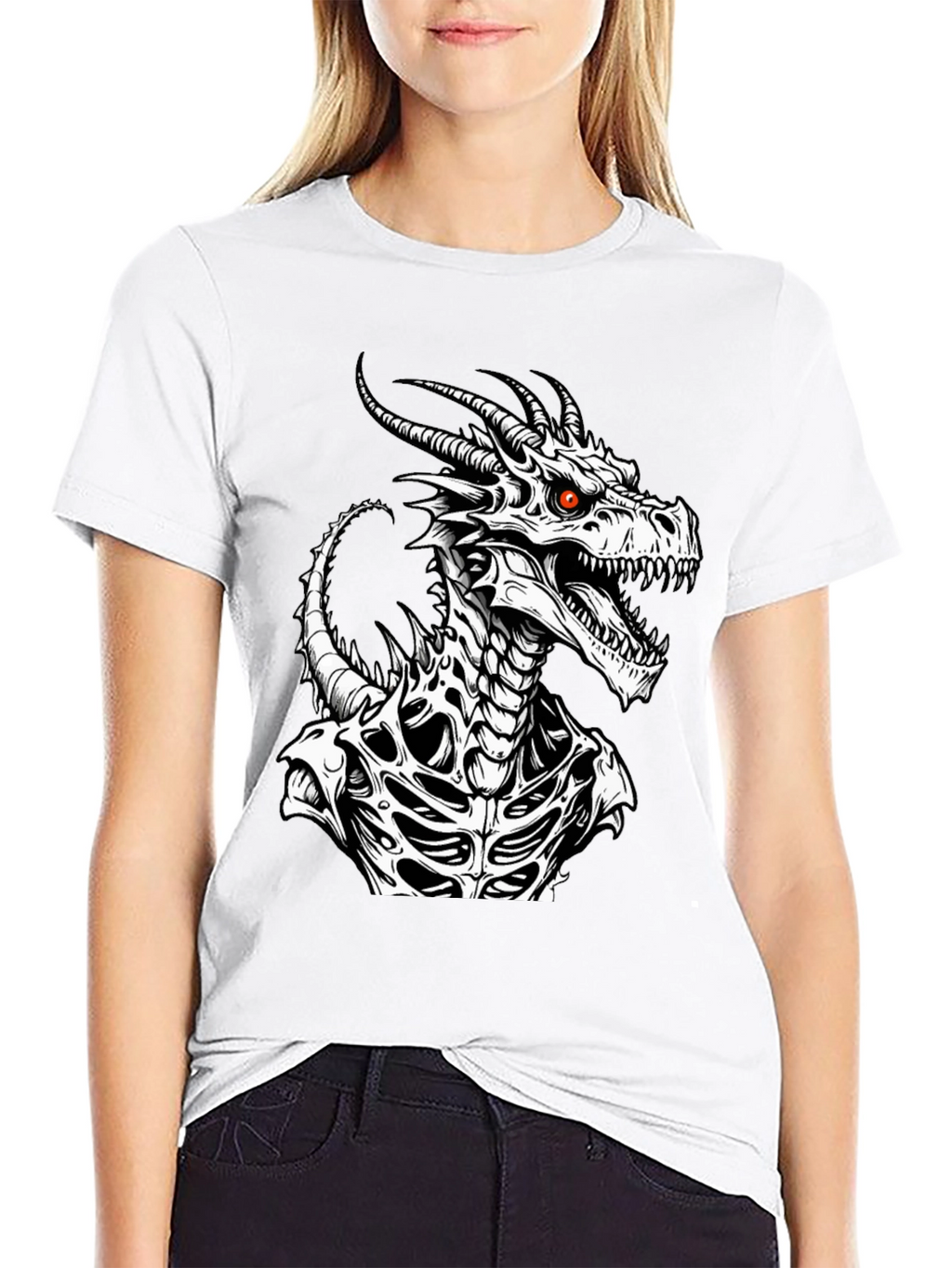 Dragon Graphic Tee - Black