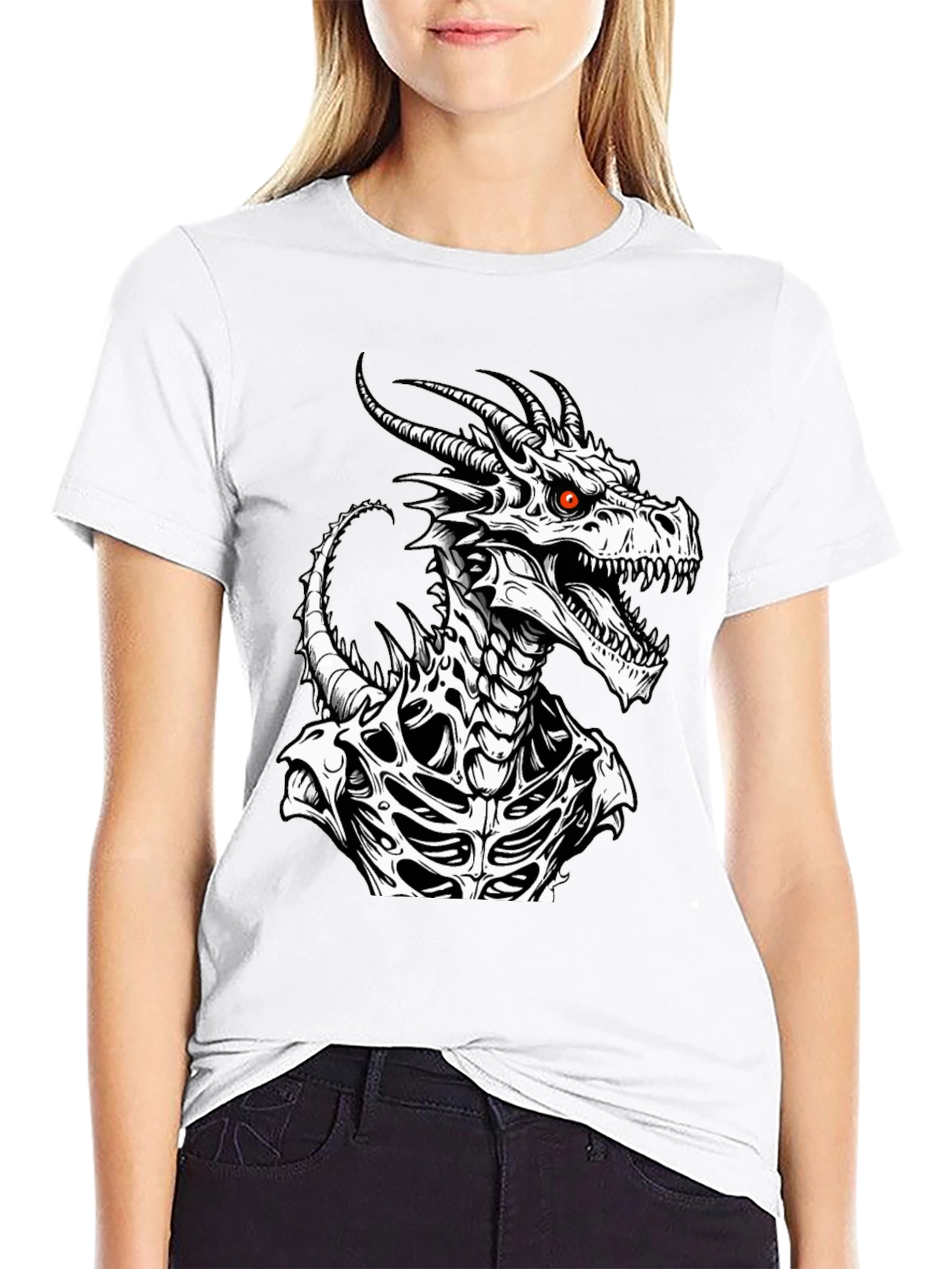 Dragon Graphic Tee - Black