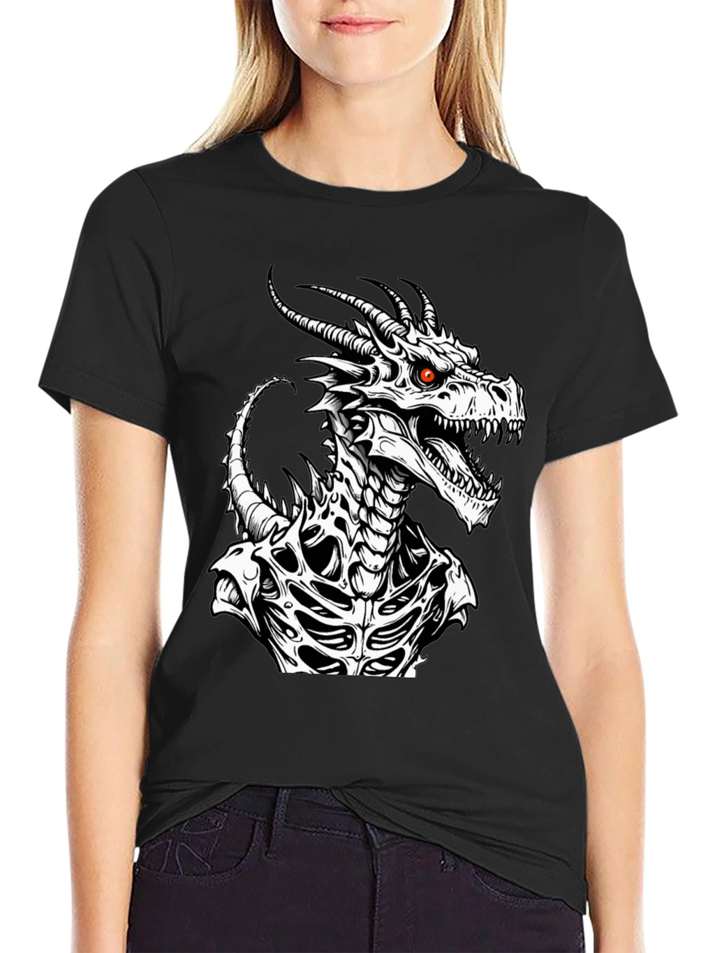 Dragon Graphic Tee - Black