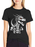 Dragon Graphic Tee - Black
