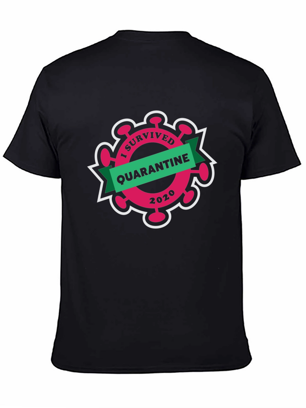 I Survived Quarantine 2020 Black T-Shirt