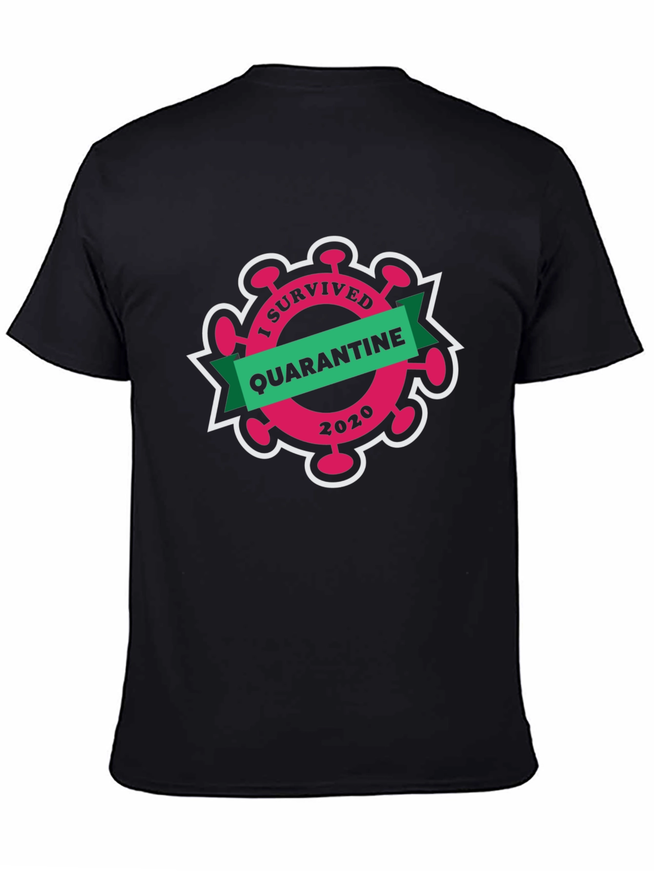 I Survived Quarantine 2020 Black T-Shirt