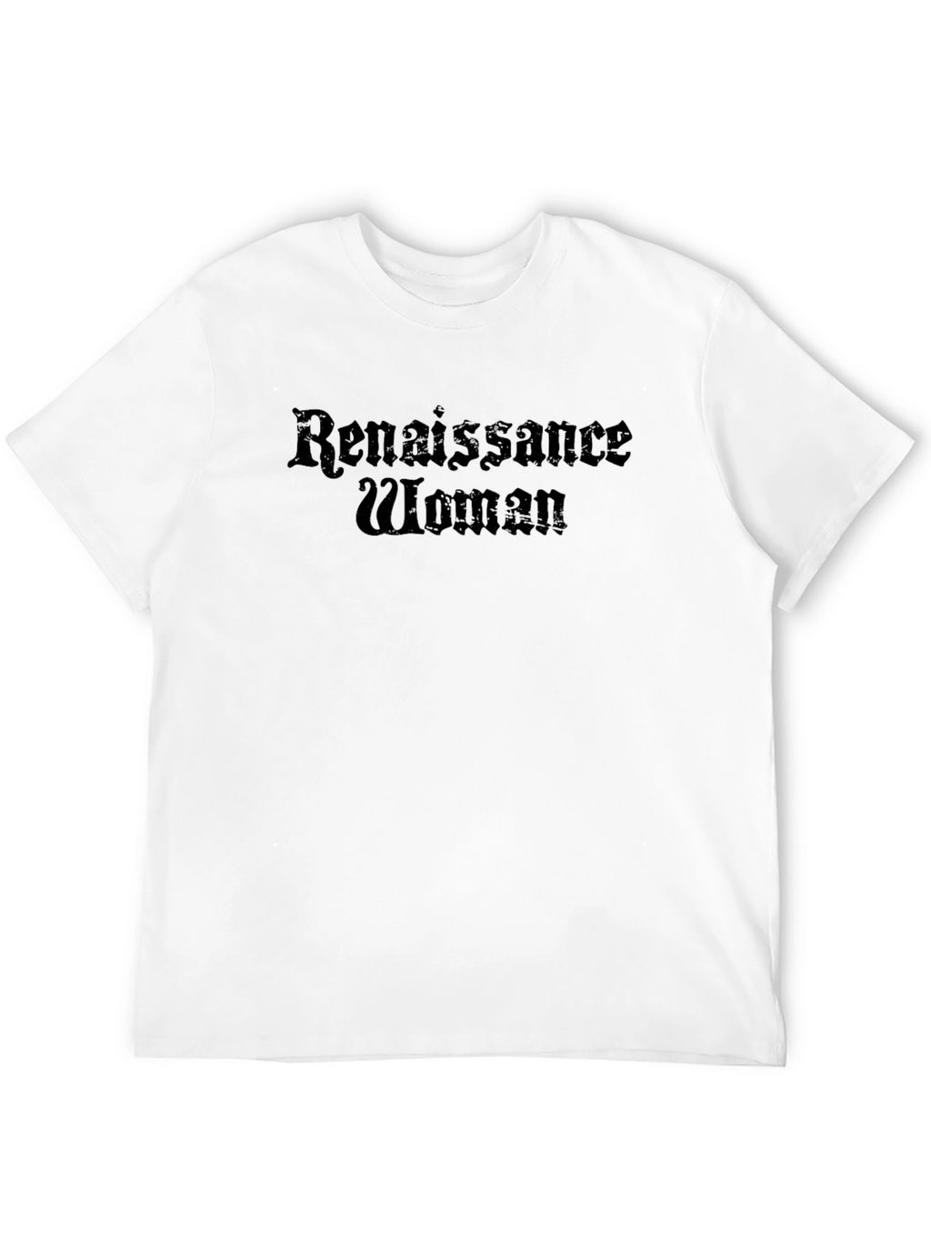 Renaissance Woman Black Graphic T-Shirt