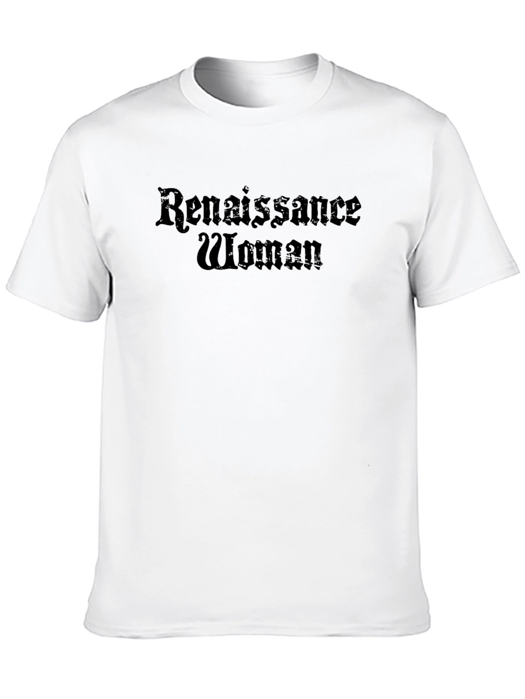 Renaissance Woman Black Graphic T-Shirt