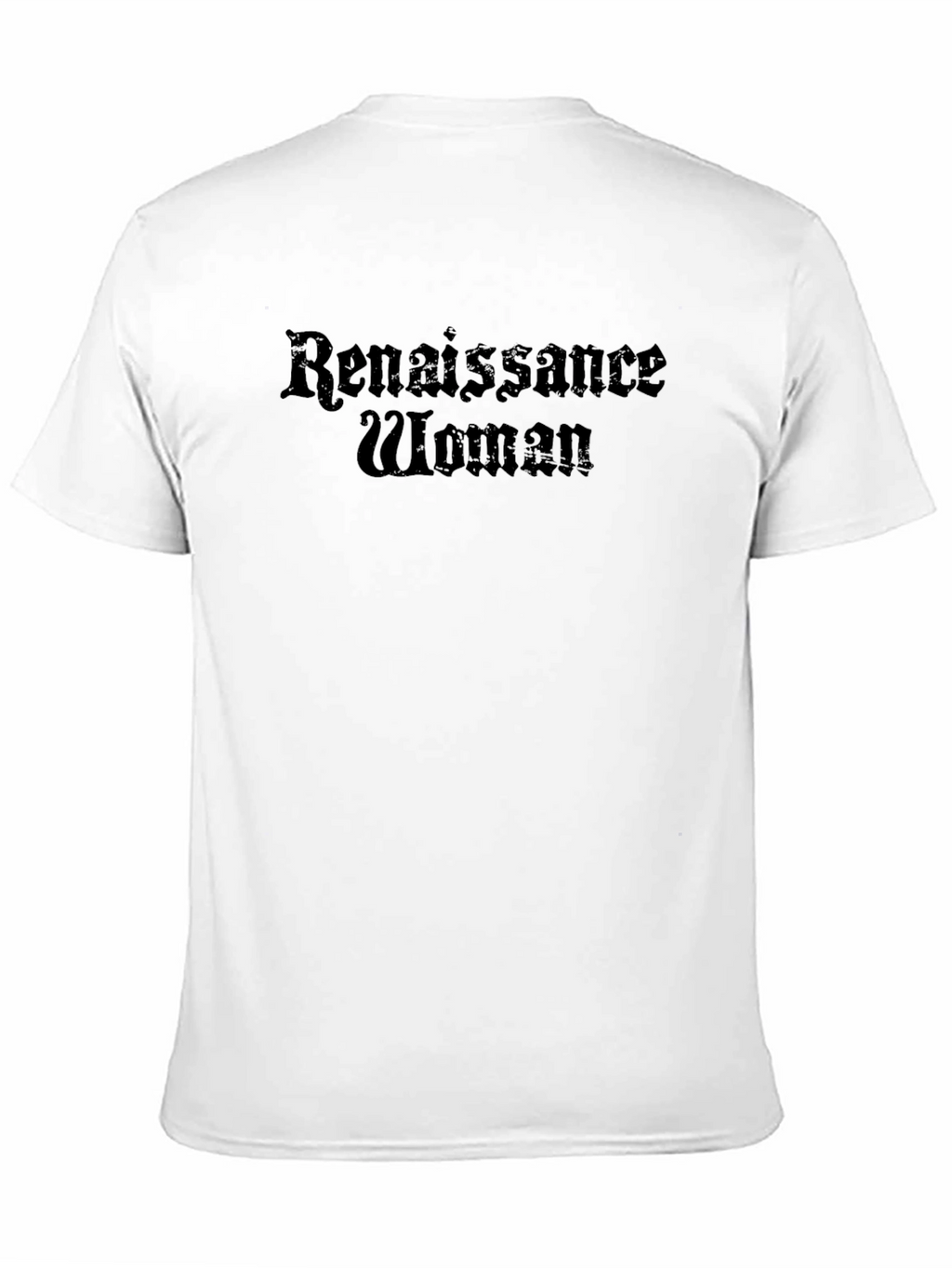 Renaissance Woman Black Graphic T-Shirt