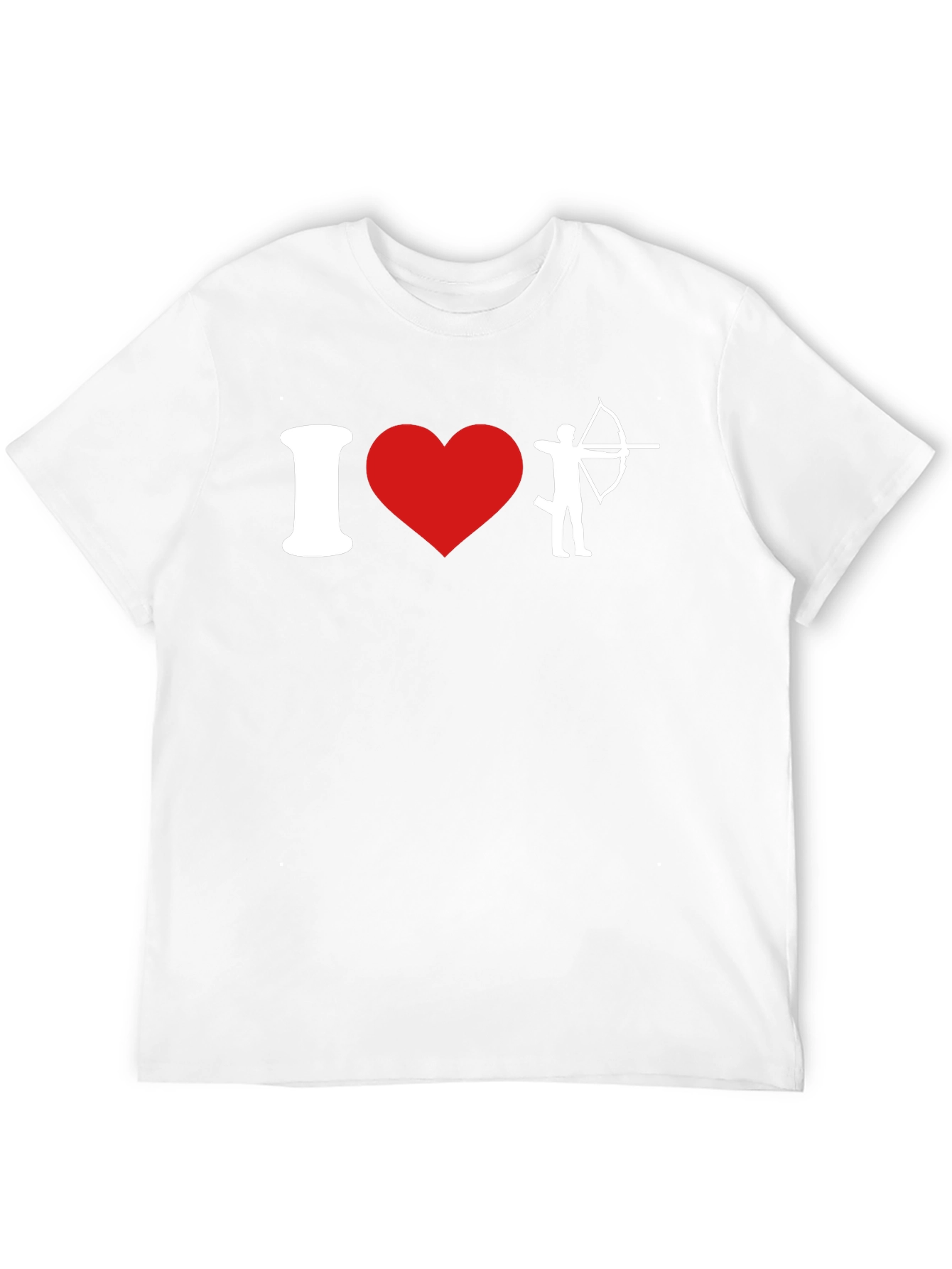 I Love Archery T-Shirt - Black Cotton Tee