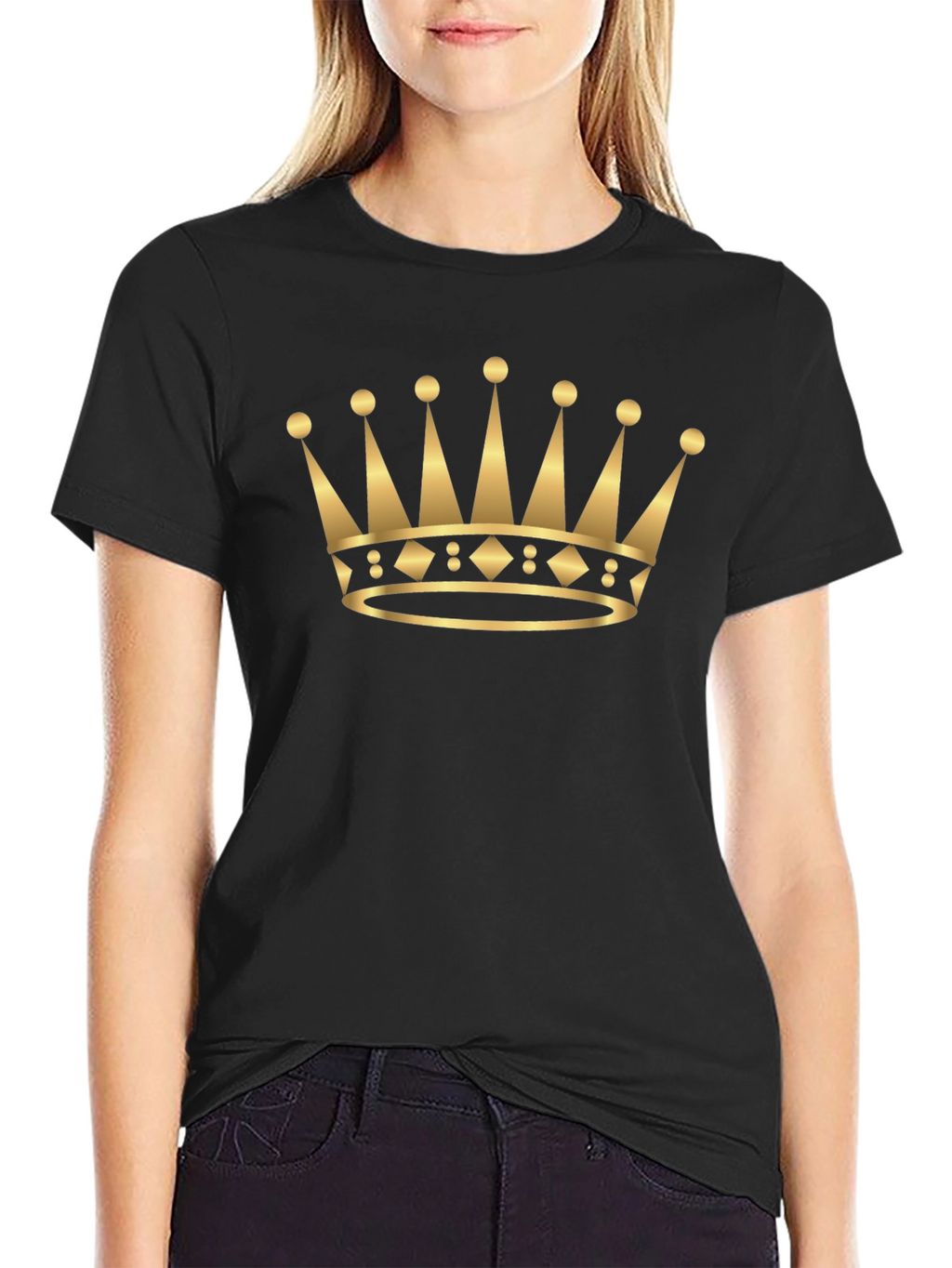 Golden Crown Graphic Tee - King Style