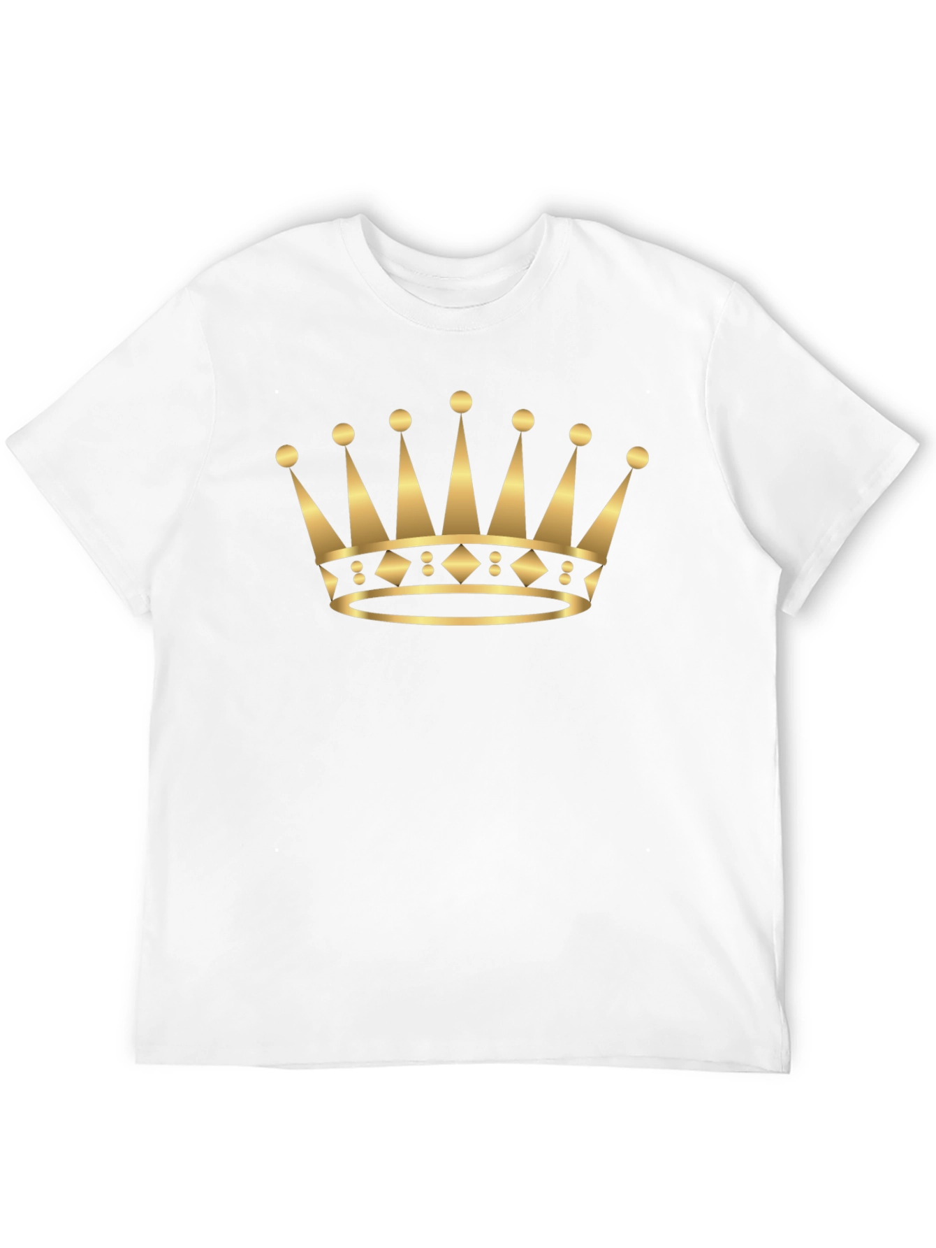 Golden Crown Graphic Tee - King Style