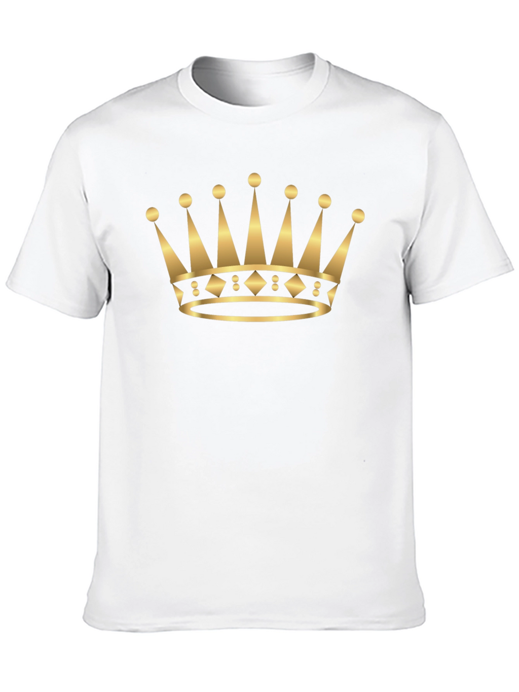 Golden Crown Graphic Tee - King Style