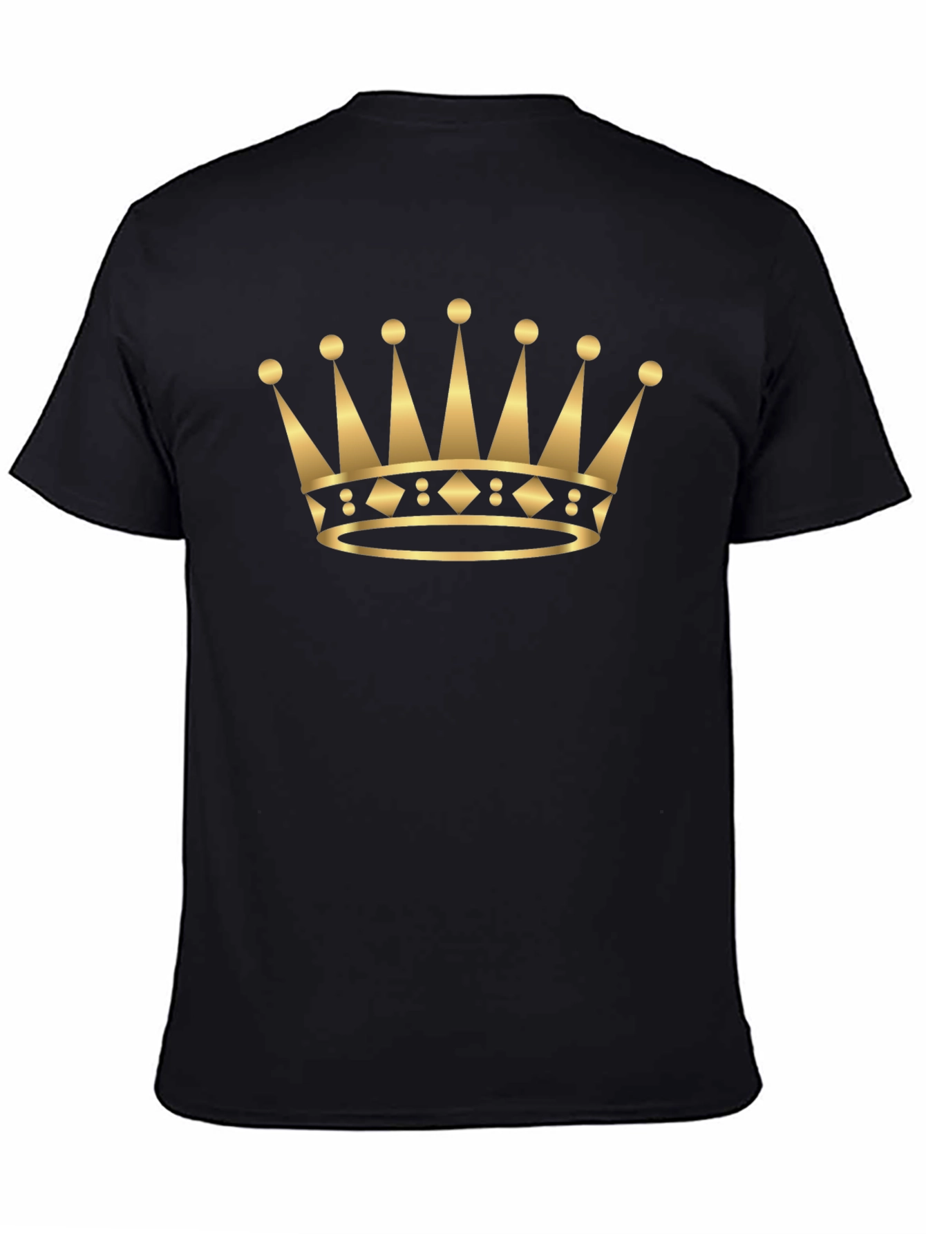 Golden Crown Graphic Tee - King Style