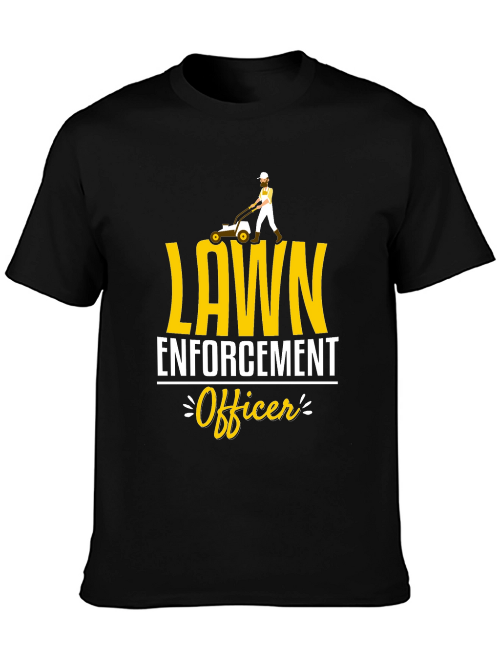 Lawn Enforcement Officer Graphic Tee